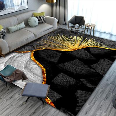 Crystal Velvet Carpet For Home Living Room Area Rug Couch Coffee Table Mat Bedroom Floor Mat Stain Resistant Soft Plush Carpet