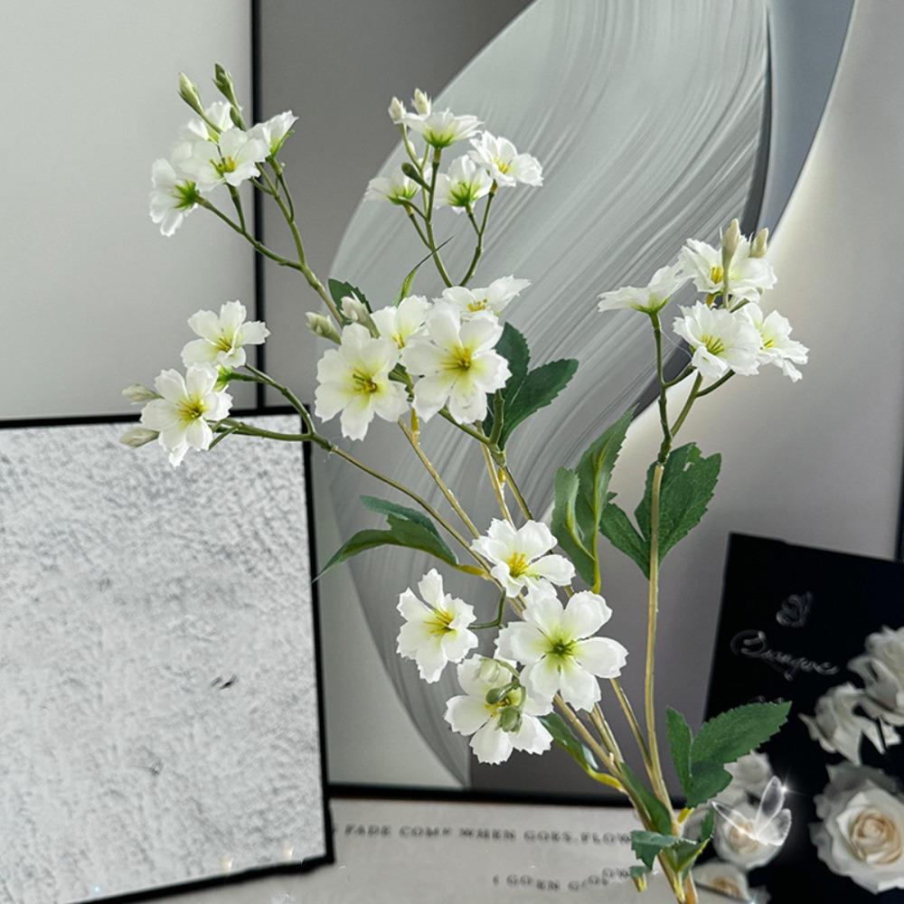 Luxury Silk Flower Branch Real Touch Fake Flower  Outdoor Garden Decor