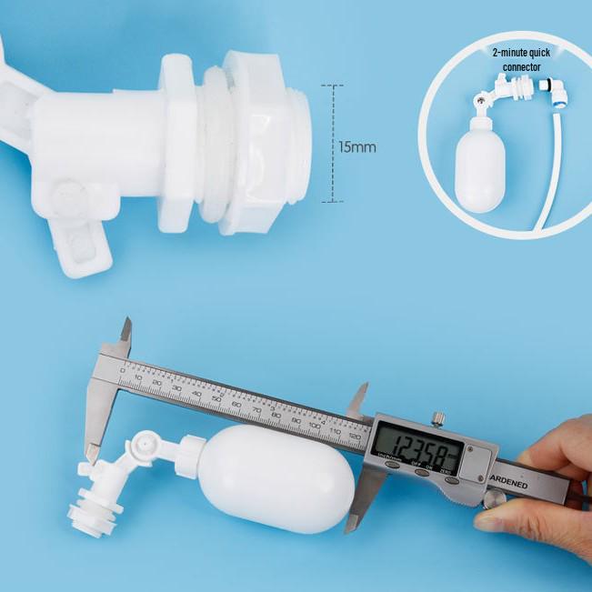 Válvula de Flotador Plástica Automática para Acuario y Control de Agua