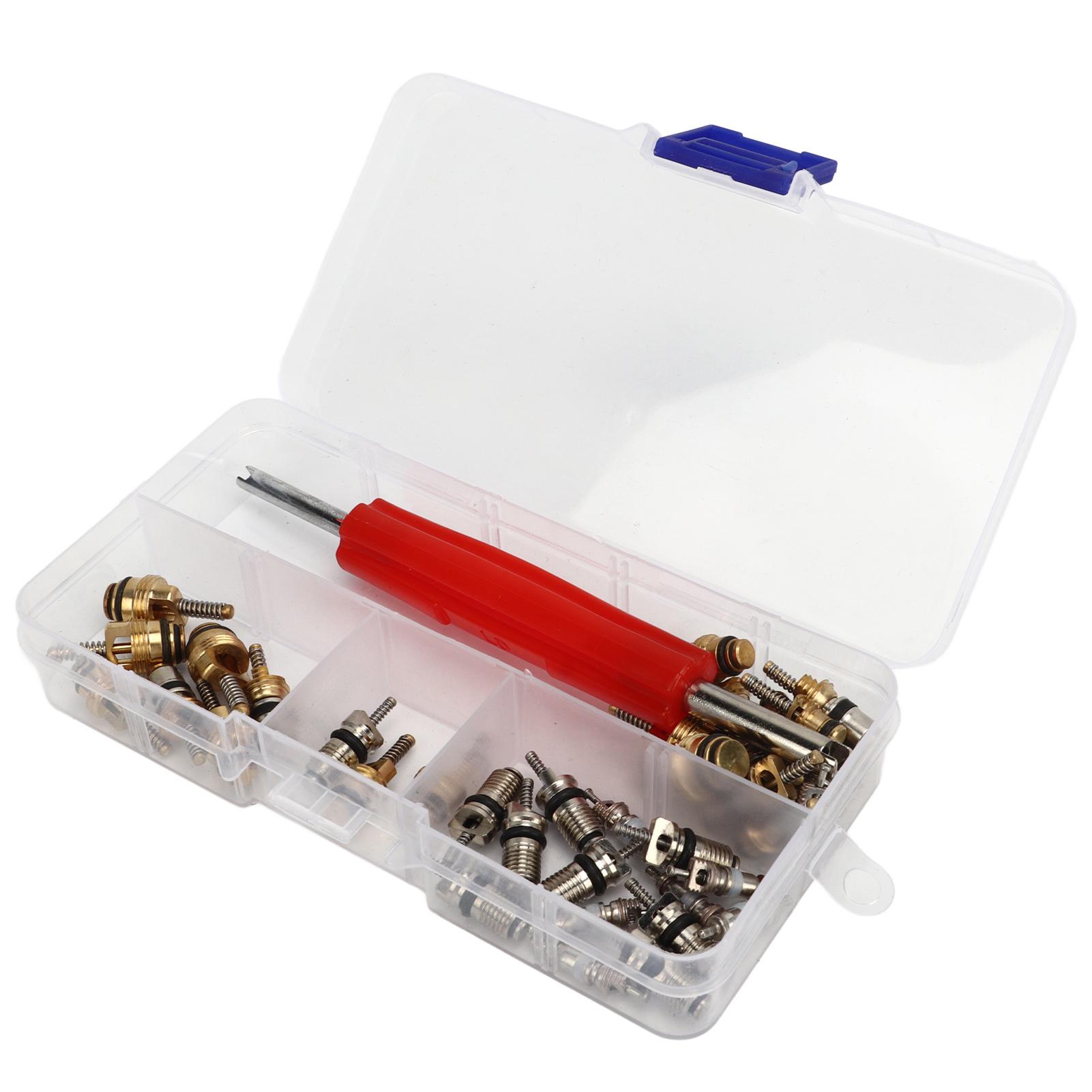 

Комплект из 41 главного клапана кондиционера с инструментом для снятия клапанов R12 R134a для автомобильных холодильных установок