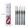 6 PCS Fine Detail Paint Brush Miniature Painting Brushes Kit for Acrylic Watercolor Oil Face Nail Scale Model Painting