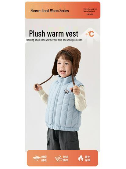 European Boys' Lightweight Cotton Vest for Autumn/Winter 2025 - Trendy Children's Clothing