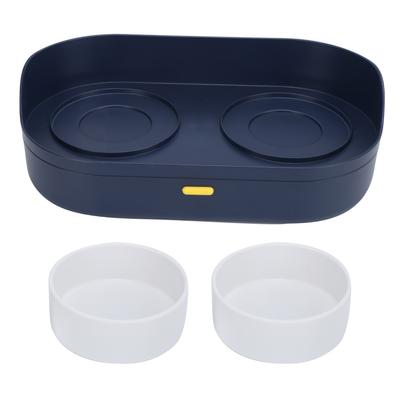 Cat and Dog Feeding Bowl Removable Non Slip Anti Tipping and Easy To Clean Pet Drinking and Feeding Bowl
