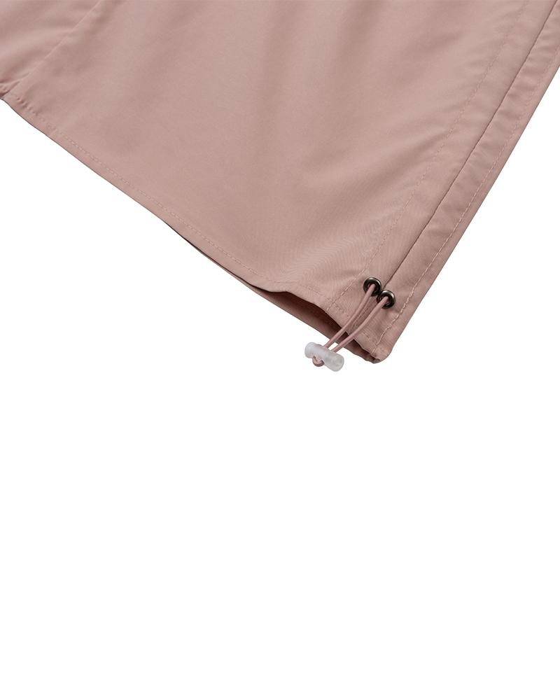 MOAA Shirred Cargo Maxi Skirt (Pink)