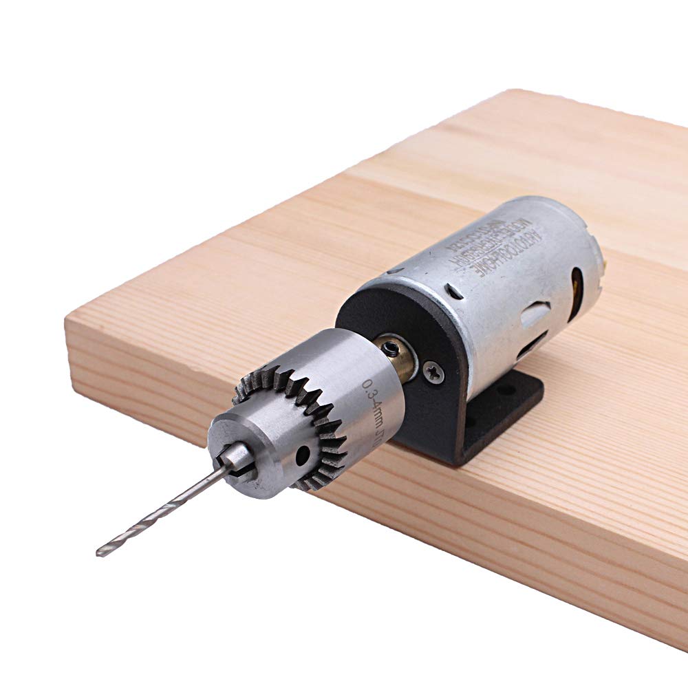 DC 12V Mini Drill Machine Electric Hand Drill Set Wood PCB Press Drilling JT0 Chuck Woodworking Tool Accessories 0.3-4mm