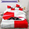 3pcs Duvet Cover Set (1*Duvet Cover + 2*Pillowcase, Without Core), AZ Alkmaar Print Soft All‑Season Bedding Set, Home Bedroom Decor Gift