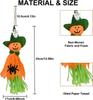 Creepy Hanging Doll Decor Halloween Scarecrow Ornaments  Terrifying Ghost Festival Props for Haunted Houses & Outdoor Displays