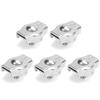 5PCS Rope Clamp Simplex Stainless Steel Marine Hardware Fixation for Forestry Machinery6mm 0.24in