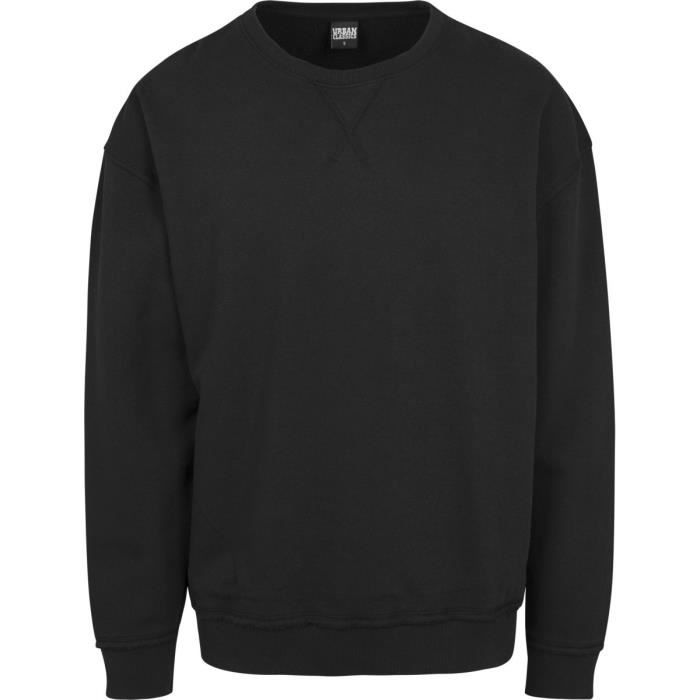 Pull Oversize - URBAN CLASSICS - Noir - Col Large - 70% Coton - 30% Polyester