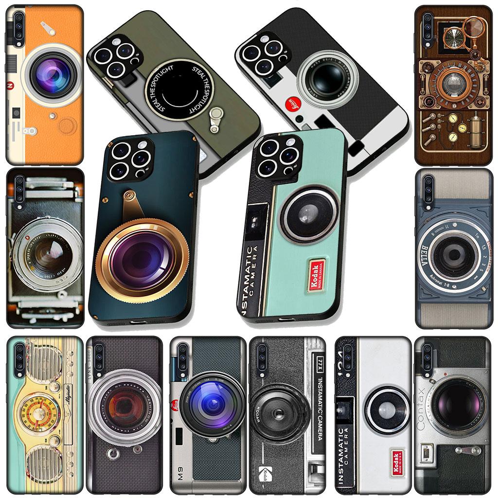 Retro Vintage Camera Casing Phone Cover for Huawei P30 P20 Mate 10 20 Lite Pro Y7 Y8S Y9A Y9 Prime P Smart 2019 Soft Case