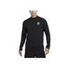 Nike Dri-FIT Letter Stand Collar Half-Zip Quick-Dry Running Leisure Long Sleeve T-Shirt Men Tops Black FN3300-010