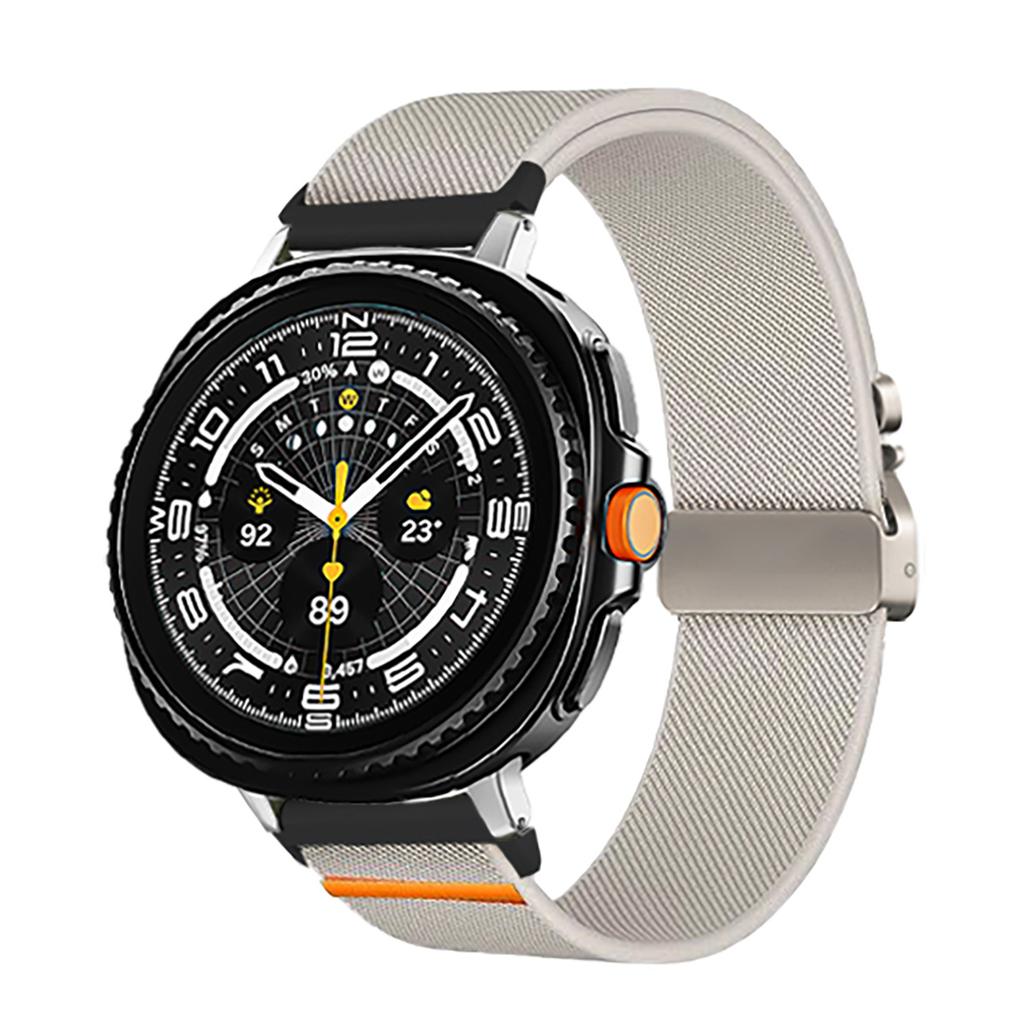 Nylon Strap for Samsung Galaxy Watch 8/8 Classic Elastic Sport Band for Galaxy Ultra 2025/7 Ultra No Gaps Smartwatch Bracelet