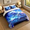 3Pcs Bedding SetKakashi Hatake Soft Bed Sheet and Two Pillowcases Home Bedroom Decor
