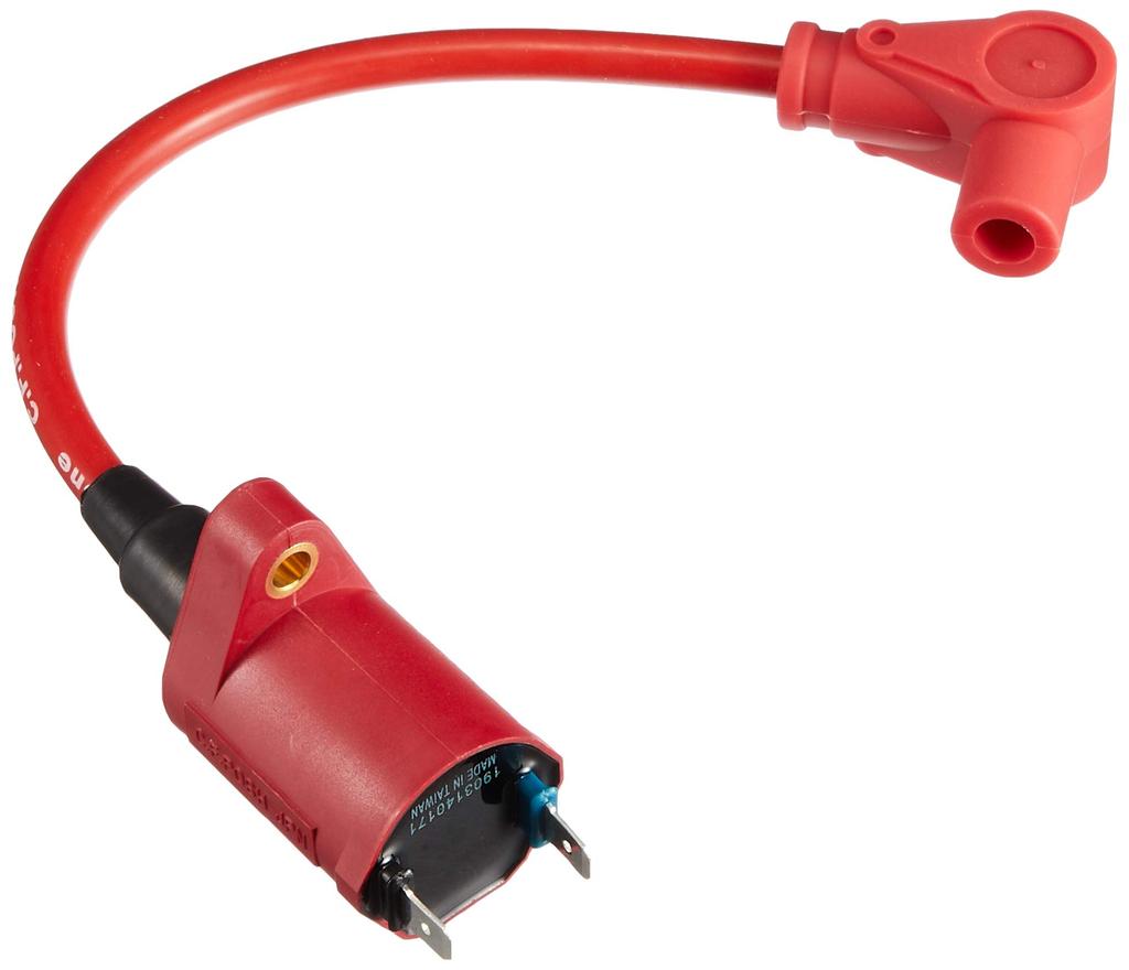 Racing Ignition Coil Red Speed Pro Twin Cord Red for NSR50 NSR80 C.F.POSH + 221010-04