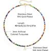 Colorful Beads Necklace Fashionable Clavicle Chain Woman Neck Jewelry Statement Necklace Suitable for Various Occasion