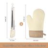 Extended Silicone Anti-Scald BBQ & Food Clip for Bread, Frying, and Steak