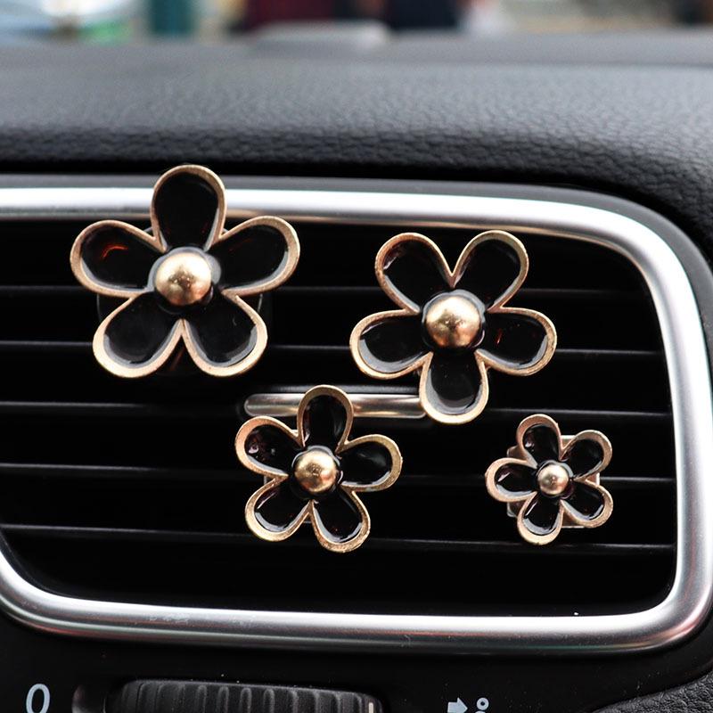 Small Daisy Car Air Freshener Clip for Air Conditioning Vents