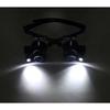 5x/15x/20x/25x Binocular Magnifying Lens, Wearable Magnifying Glass with LED Light Illumination, Magnifying Glass Tool Set.