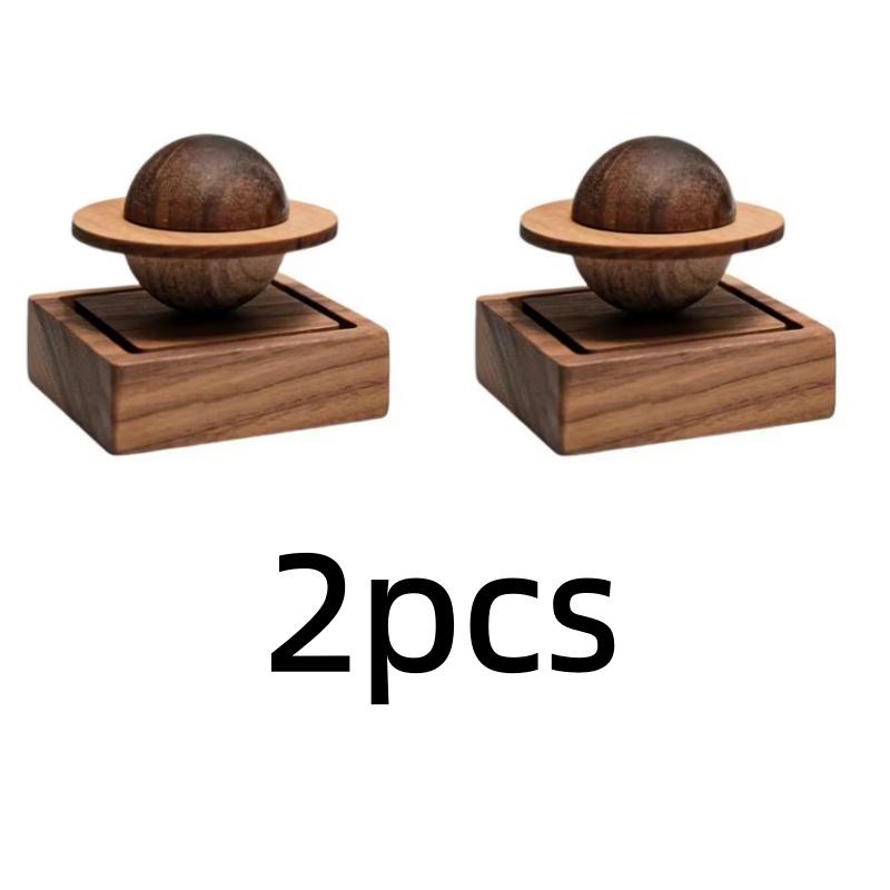 1/2PCS Incense Diffuser Gift Set Jupiter Orbit Diffuser Handcrafted Walnut Planetary Diffuser for Aromatherapy Decor for Friends