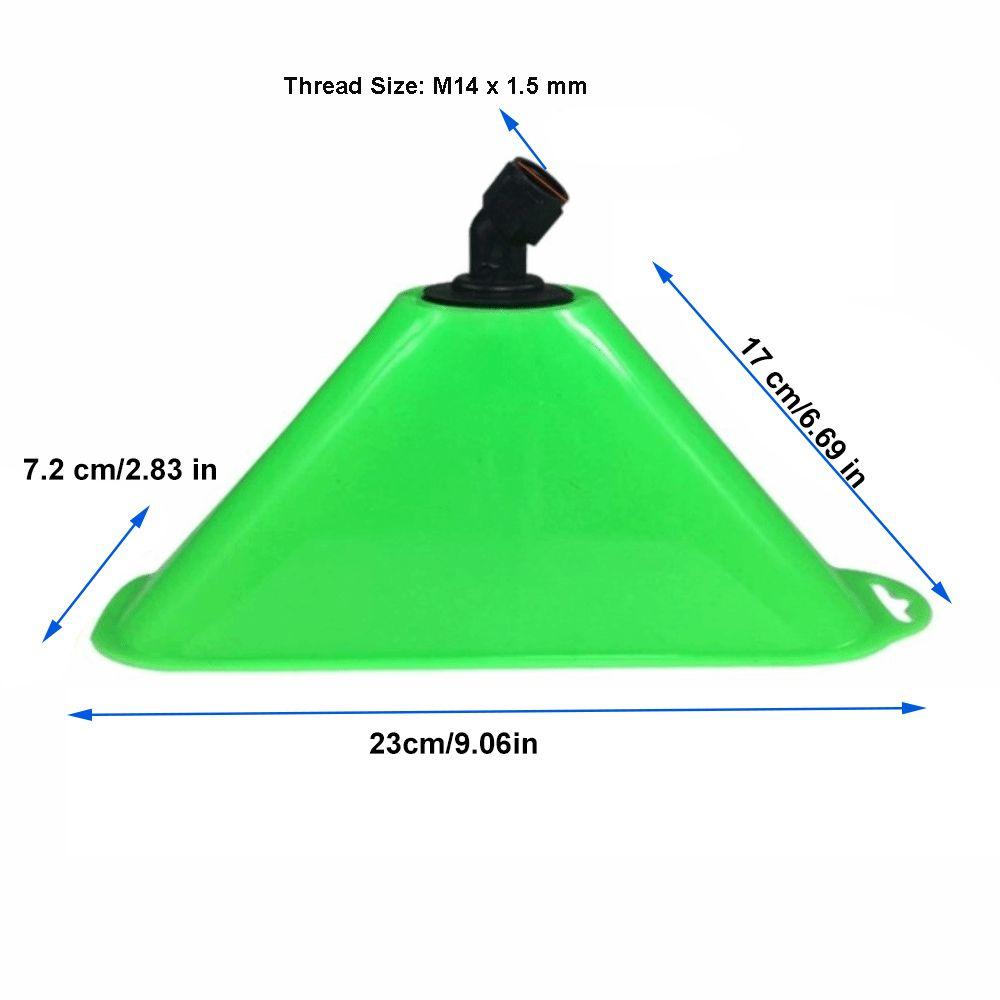 2pcs Plastic Spray Nozzle Hood Green Trumpet Spray Nozzle Durable Sprayer Hood Family Use