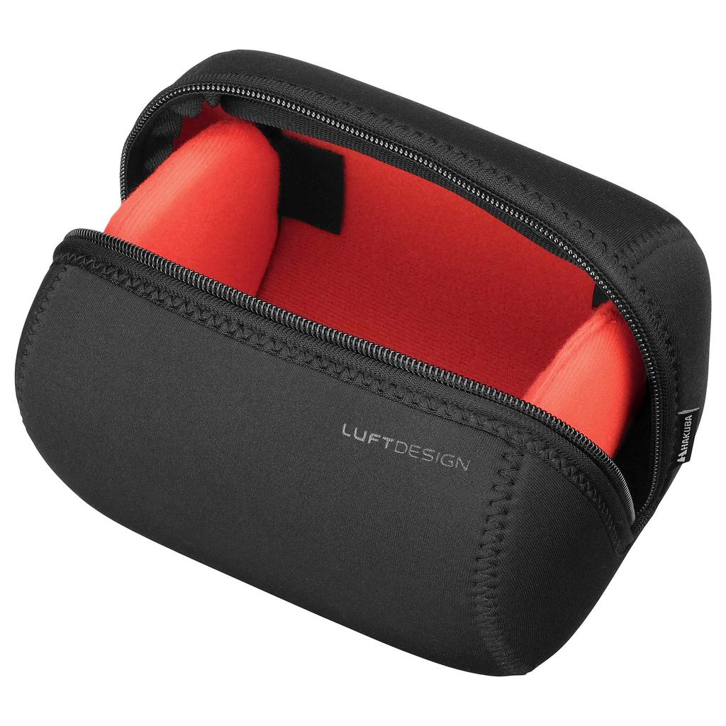 HAKUBA Luft Design Slim Fit Lens Lens Pouch with Detachable Inner Black Case, 110-150mm, Cushion, (KLP-LS1115BK)
