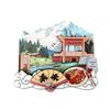 Yili Hemu Sayram Lake Cultural Travel Fridge Magnet Souvenir