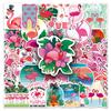 50 Flamingo Doodle Cartoon Cute Animal Guka DIY Suitcase Mobile Water Cup Car Stickers