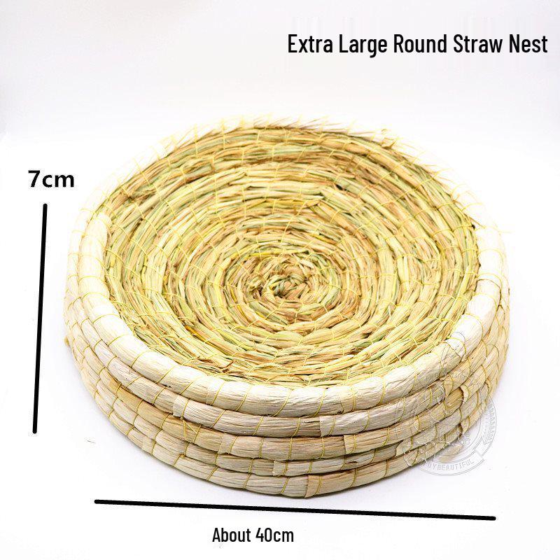 Handgeflochtenes Versteck für Chinchillas & Hamster: Warmes Holznest für Kaninchen & Meerschweinchen