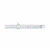 Straight with 76751 Ruler, Silver, Stopper, 15cm,