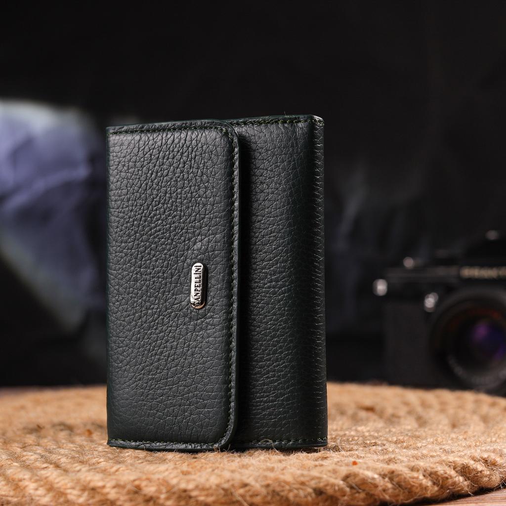 Praktická dámská peněženka z pravé kůže CANPELLINI Wallet 21596 Green