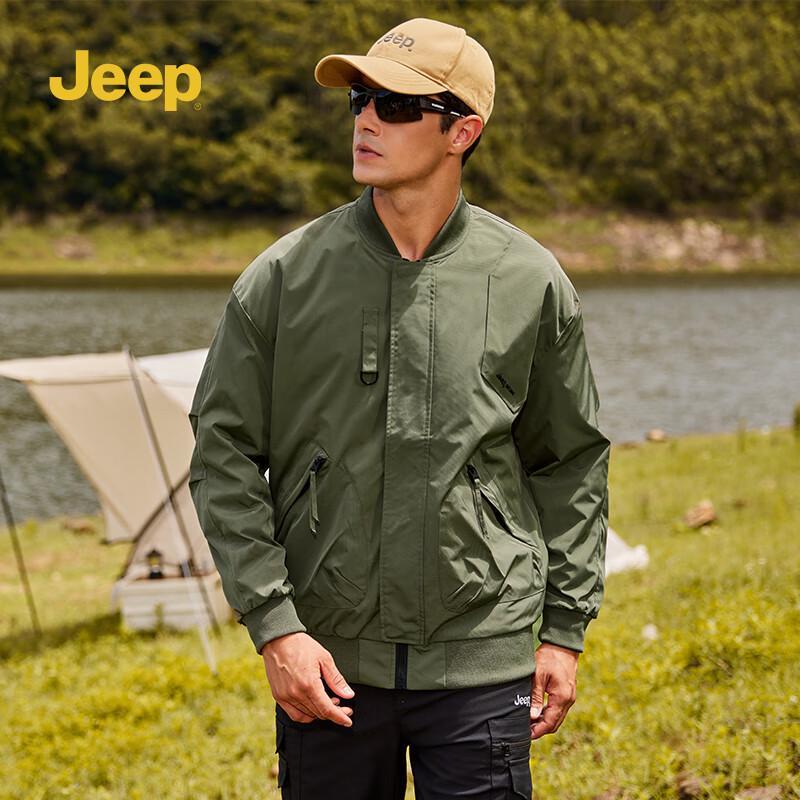 Jeep Men's Workwear Baseball Collar Jacket P843MWJ311