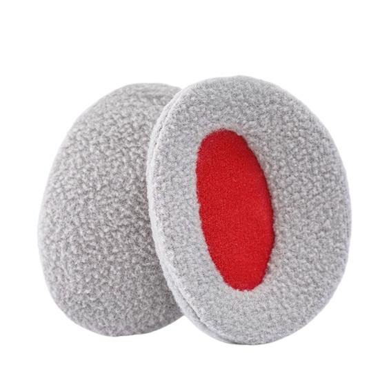 

1 Pair Winter Ear Caps Thick Warm Soft Fleece Ear Warmer for Work Women серый