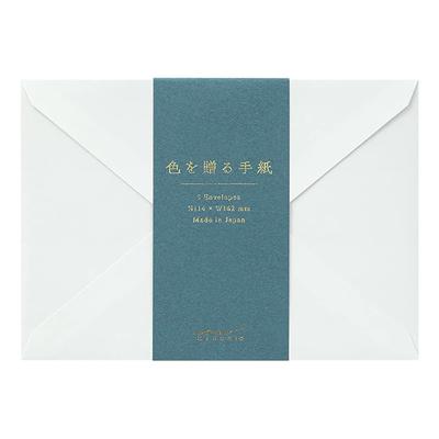 Midori Envelope Yo 2 Color Gift Blue 20570006