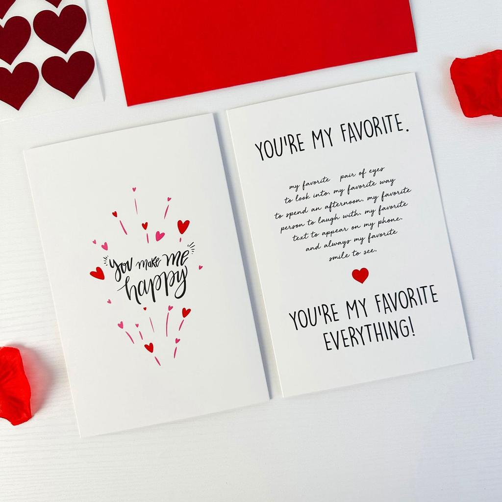 Candy Cards With Drifting Bottle Shaped Cards For Valentine's Day Party Gift Exchange Gift Decoration