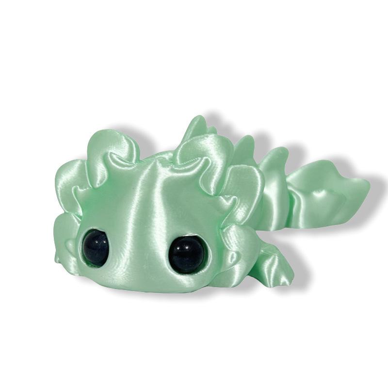 3D-printed Small Animal Set Joint Cute Salamander Baby 3d Printed Animals for Home Office Craft Printed Figures Christmas Gifts
