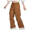 Sportswear Loose Fit Cargo Style Solid Color Multi Pocket Outdoor Casual Pants Women Pants Brown FV7521281