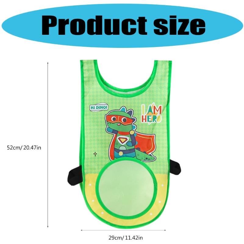 Dodgeball Game Set Throwing Balls Game Set with 3 Soft Balls and Vest for Kids Children Toddler Outdoor Indoor
