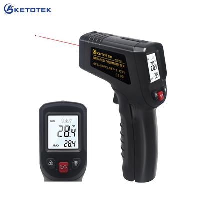 Digitales Infrarot-Thermometer, berührungsloses Laser-Thermometer, IR-LCD-Display, Temperaturmessgerät, Pistole, Pyrometer, Temperaturinstrumente