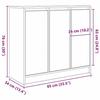 VidaXL Buffet vieux bois 85x34x76 cm bois d'ingénierie, meuble de rangement, meuble de rangement de cuisine, meuble de 861632
