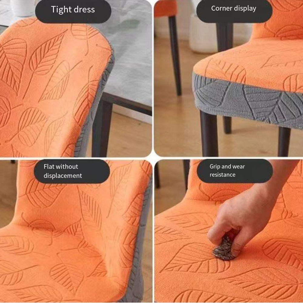 Universal Curved Chair Cover Fan-shaped Chair Stool Cover Chair Slipcovers  For Home Decor