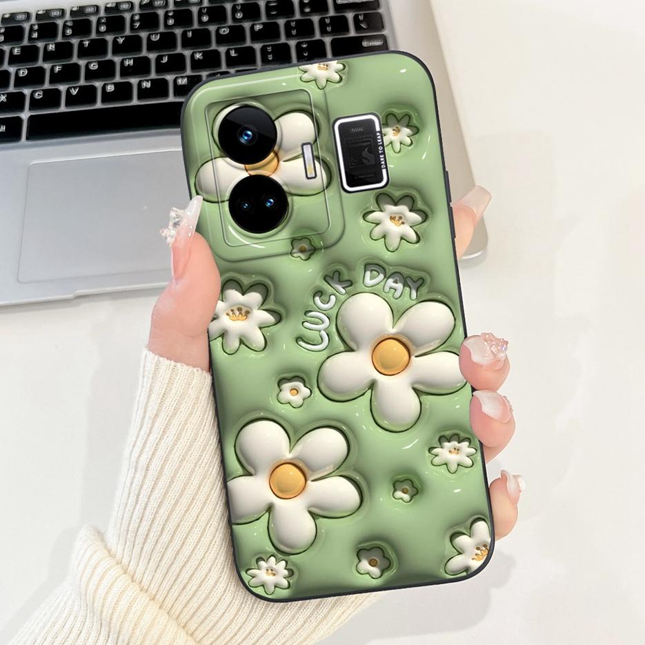 For Realme GT3 Case RMX3709 Cute Funny Cartoon Cover Soft Silicone Case For Realme GT Neo 5 Neo5 240W RealmeGT3 Back Cover Coque