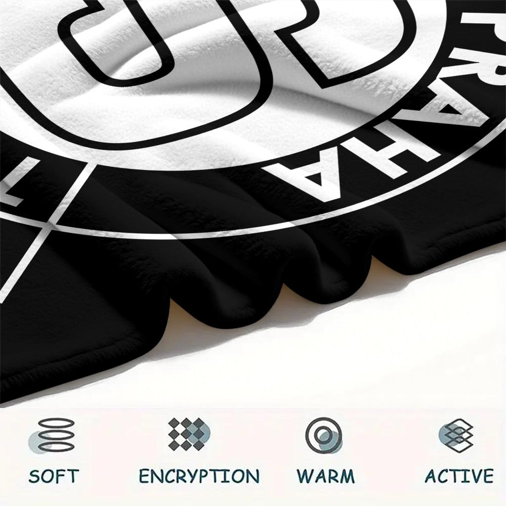 AC Sparta Praha Print Flannel Blanket, High quality Comfortable for All Seasons, Home Decor, Warmth and Comfort, Perfect for Christmas Gifts