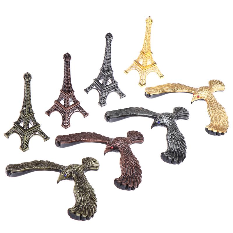 Alloy Tower Model Balance Eagle Bird Miniature Figurines Decompression Toy