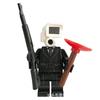 Skibidi Toilette TV-Mann Lautsprechermann Kamera-Mann Bauklötze Set, Actionfigur Modell, Kreative Bausteine, Geschenk für Jungen Kinder