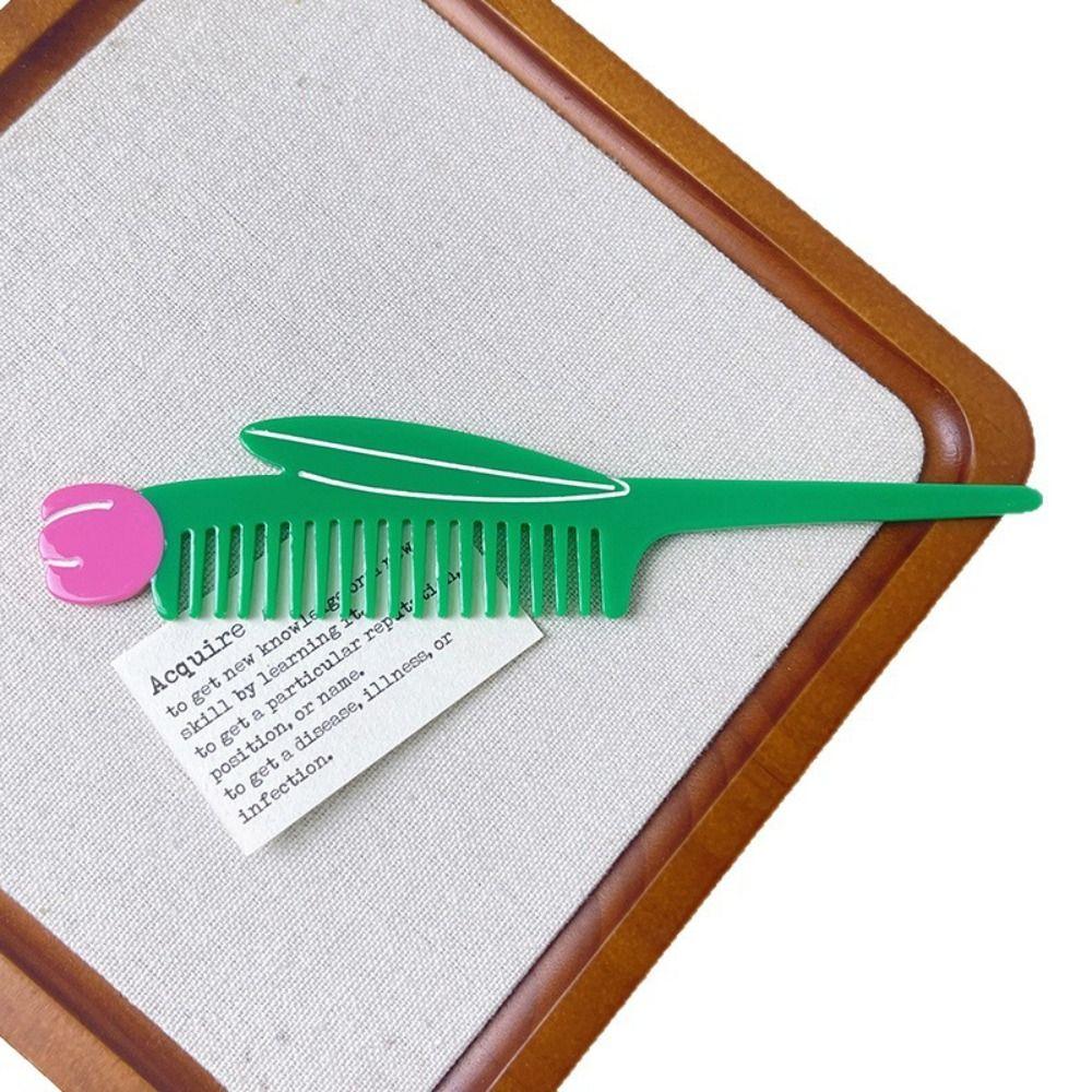 Tulip Acetate Comb Animal Hairdressing Combs Portable Makeup Comb  Student