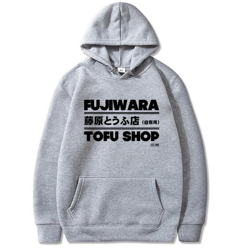 Initial D Autumn Winter Fashion Printed Men's Hoodie Brand Hoody Y2K Clothes Vintage Fashion Unisex Long Sleeve Pullovers