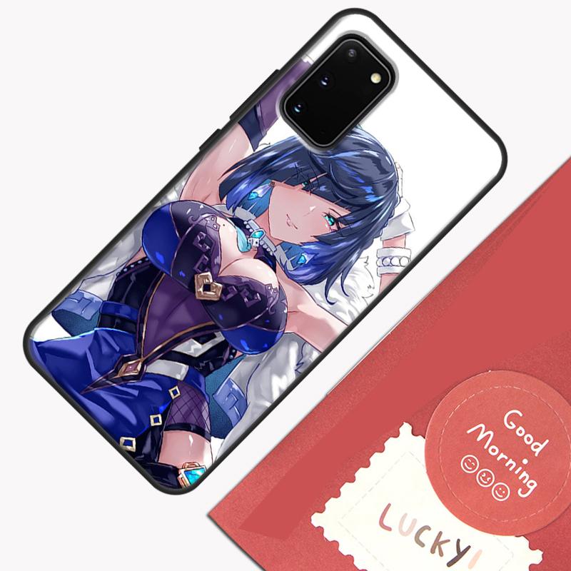 

Genshin Impact Yelan Phone Case For Samsung Galaxy S24 S26 Ultra S20 S21 S22 S23 S25 Plus S10 S25 FE Cover Shell Galaxy S23