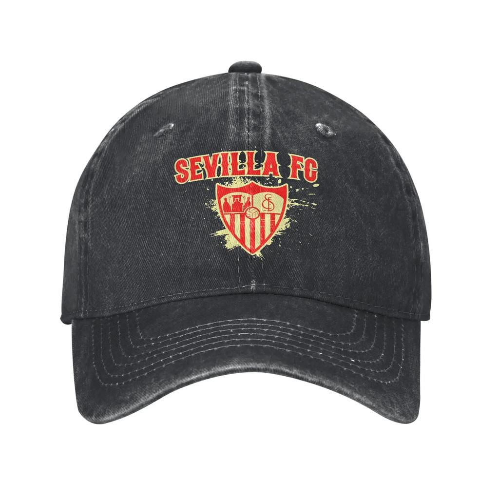 Sevilla Club Baseballkappe Sonne Outdoor Sport Hohe Qualität Gewaschener Truckerhut Damen Unisex Lässiges Design Baseballkappen