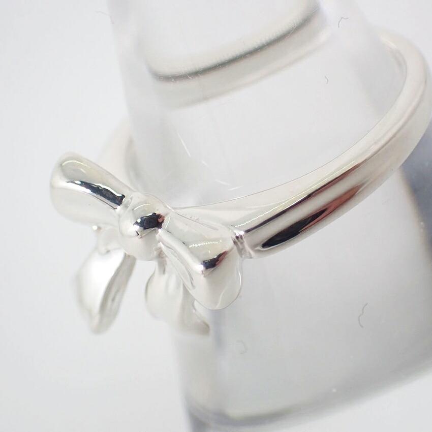 [Pre-owned] TIFFANY / Tiffany / 925 / Ribbon / Ring / Size 10 / J89-7