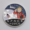 American space commemorative coin, gold and silver commemorative medal, coin